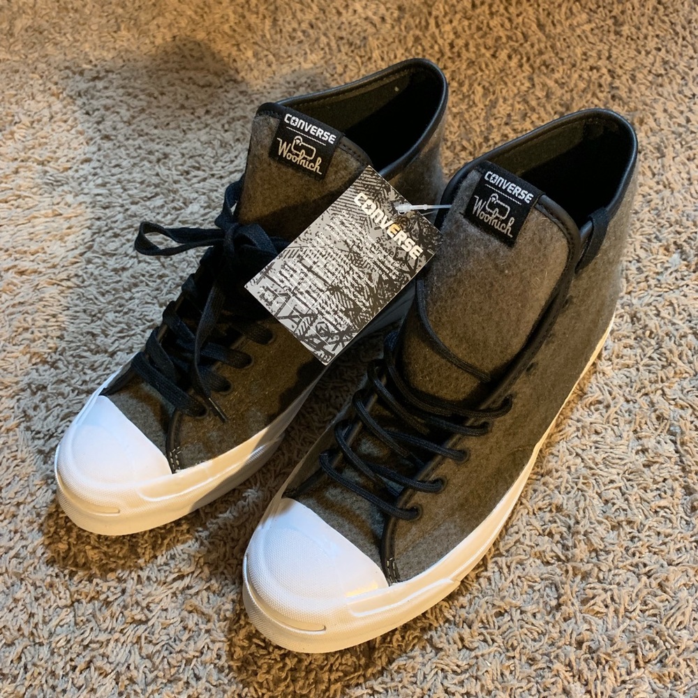 Converse Jack Purcell Hi Tops [Wool] RARE - Picture 3 of 6